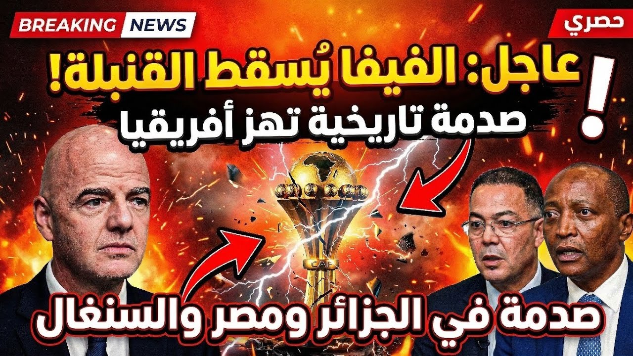 زلزال يضرب الفيفا إنفانتينو يصدم الجزائر ومصر والسنغال ويسحب اللقب ويعلن إيقاف السنغال عن كأس العالم