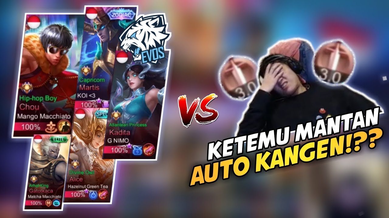 LAGI PUSH MMR GUSION MALAH KETEMU MANTAN, LANGSUNG AUTO MVP!!