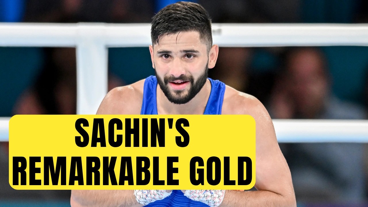FLASH: Sachin Siwach wins gold in 60kg in dramatic fashion, 1st male winner in CWG 2026