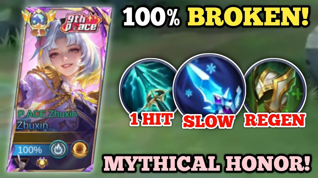 ZHUXIN BEST BUILD AND EMBLEM 2026! (100% broken!💀) ZHUXIN GAMEPLAY -MLBB
