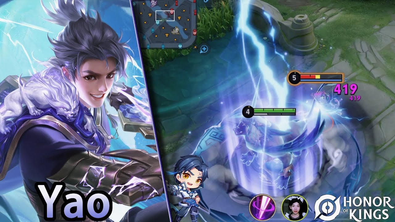 Honor of Kings（Yao）This is Yao's best skin.｜Esta é a melhor skin de Yao.