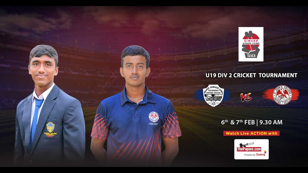 Piliyandala Central College vs St. John's College - Singer U19 Cricket Tournament 2019/2020 - Day 1