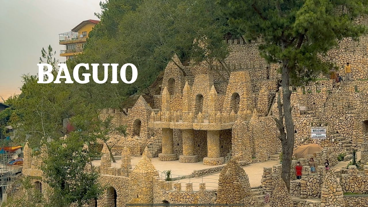 BAGUIO vlog | Man Made Park out of stone | A Summer Escape | Where to stay + La Union 🌊