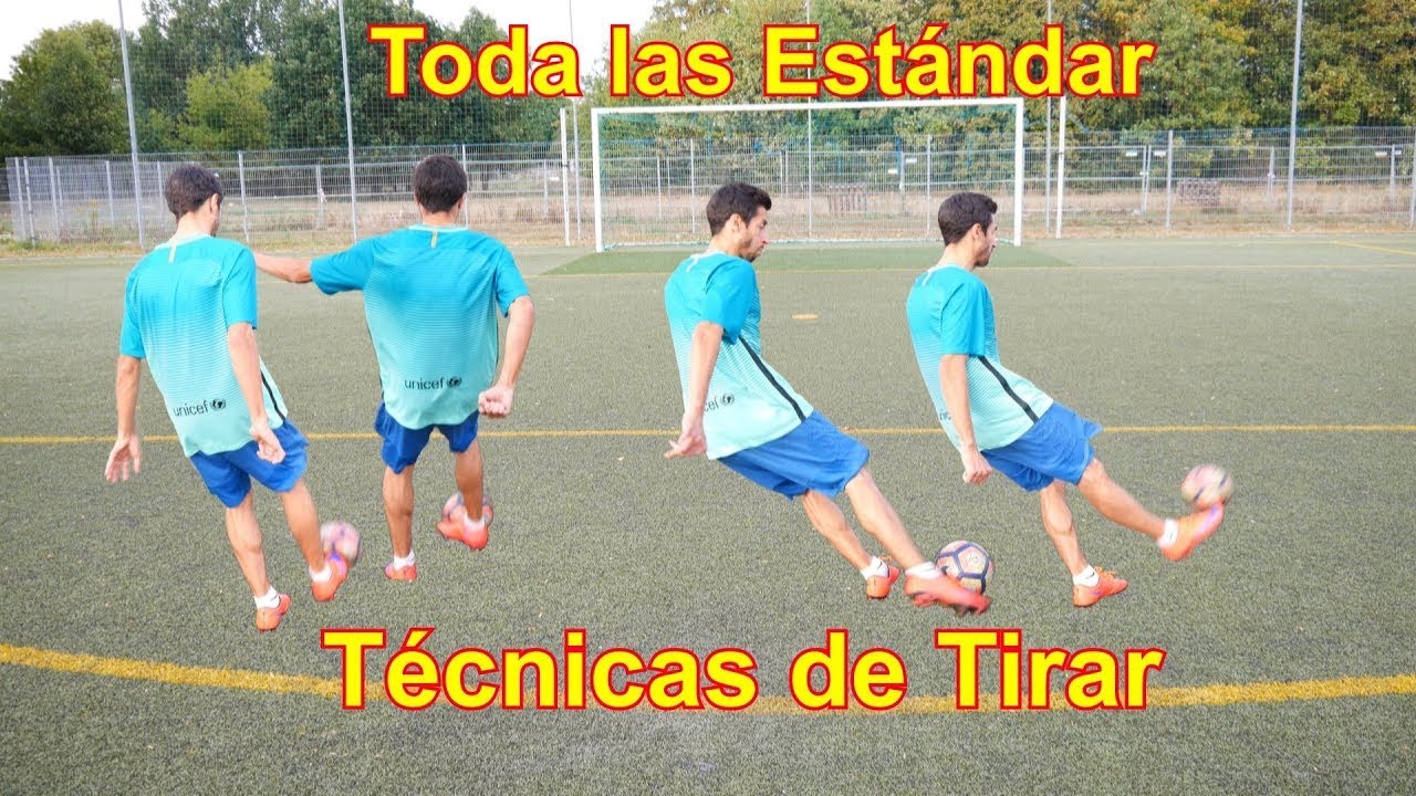 Como Tirar/Pegar con el Pie Interior, Exterior y el Empeine en Futbol Tutorial /Potencia /3 Dedos