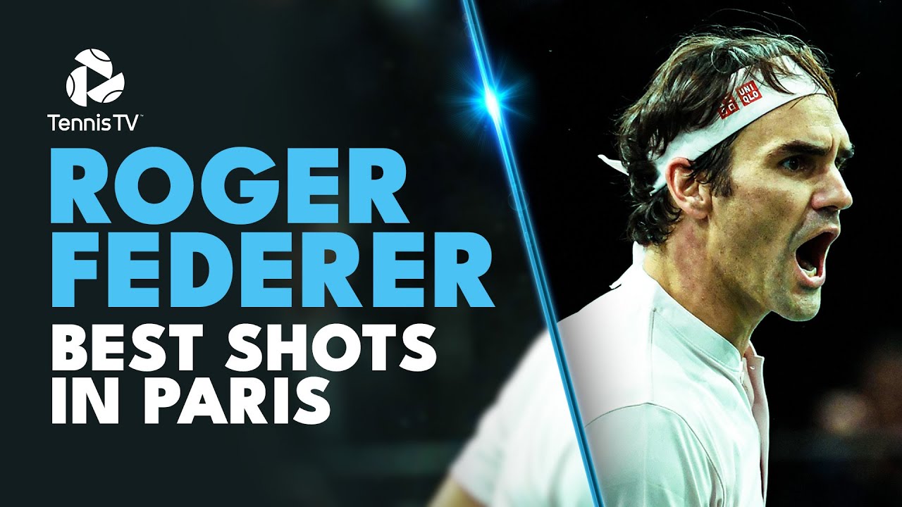 Roger Federer's GREATEST Ever Shots At The Rolex Paris Masters
