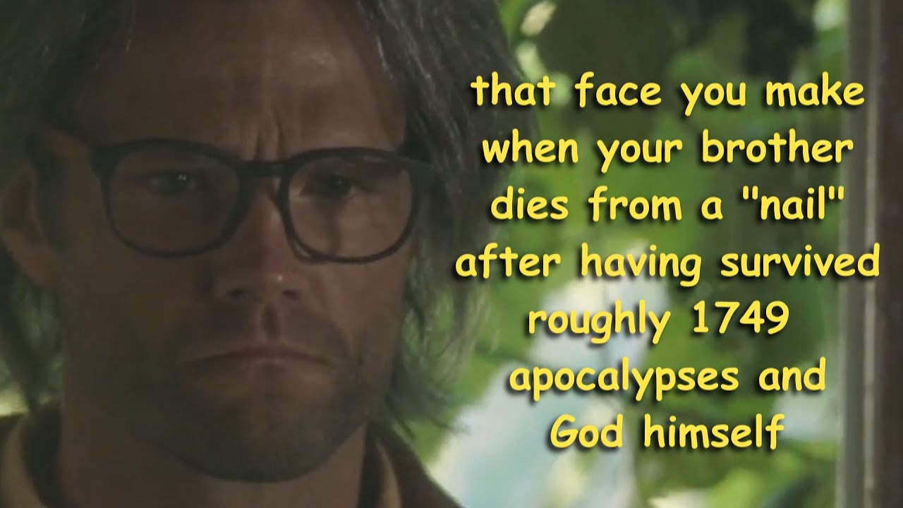 making fun of the series finale of spn to help me cope