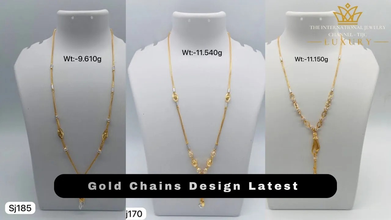 Light Weight Gold Chain Design | Light Weight Gold Chain For Women - TIJC #tijc