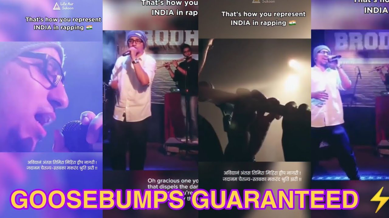 Wait For Goosebumps ⚡ | Indian Rapping | Bang Me Bro