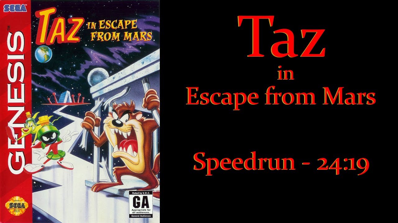 Taz in Escape from Mars - Speedrun - 24:19