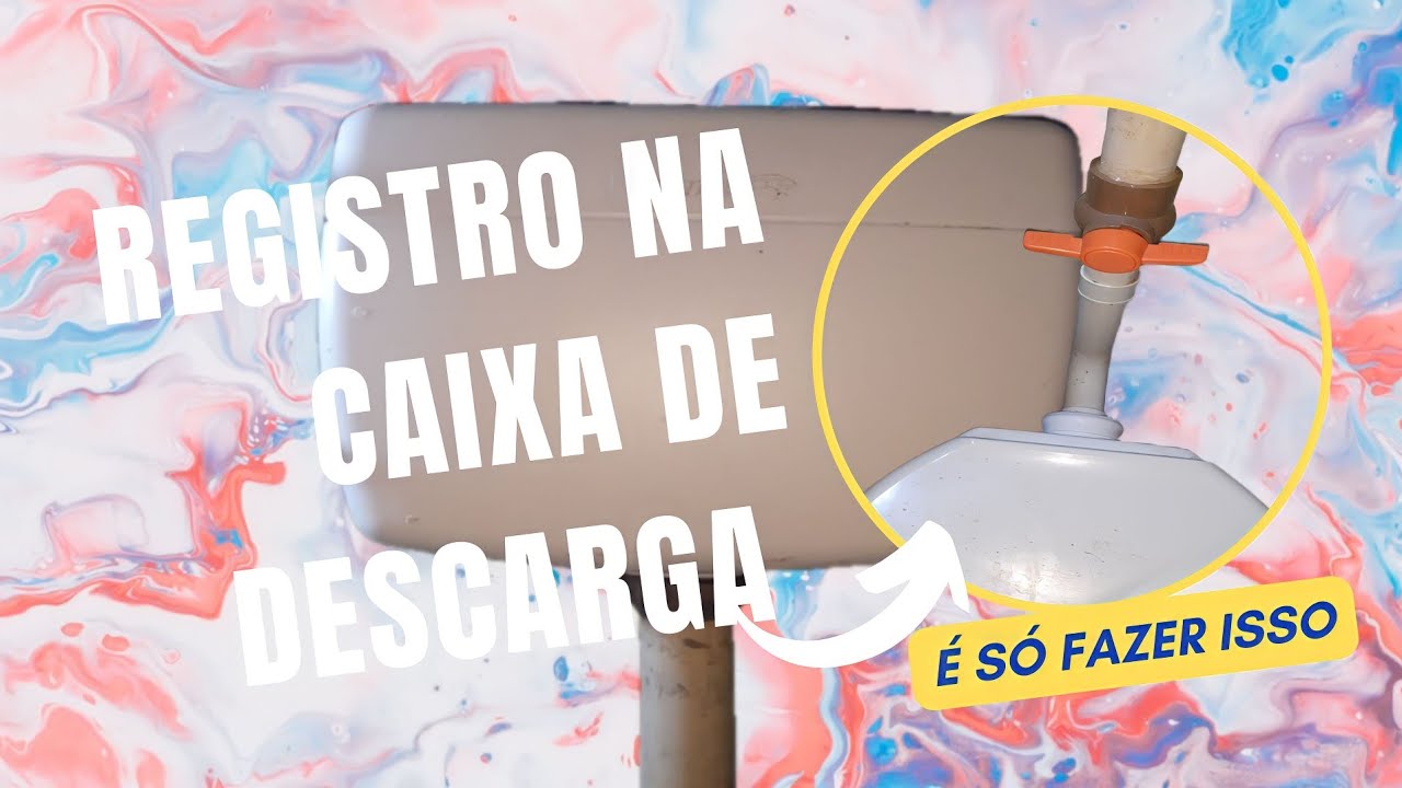 ▶️Registro na caixa de descarga de parede◀️