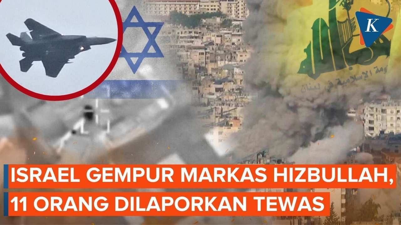 Lebanon Membara! Israel Bombardir Markas Hizbullah di Beirut Selatan
