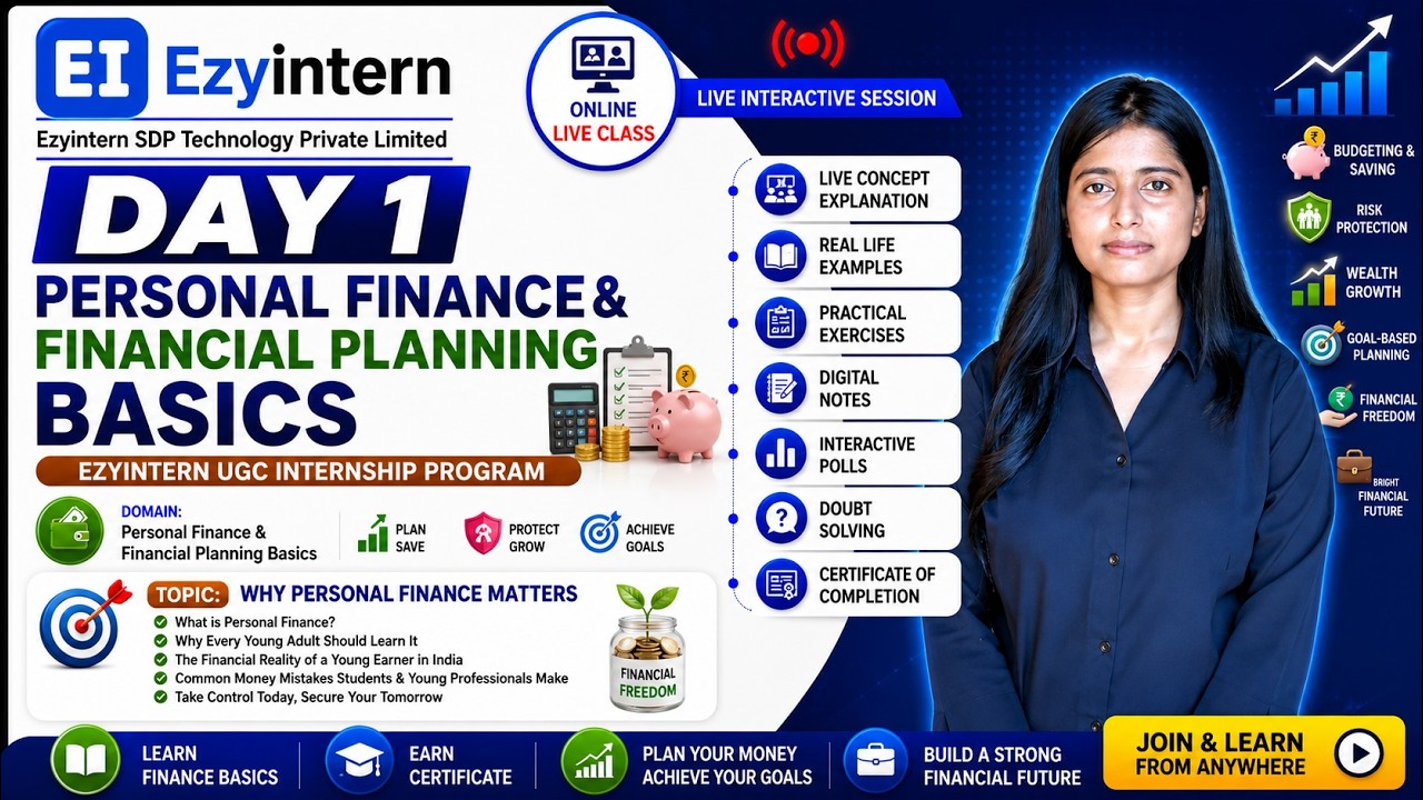 Day 1: Why Personal Finance Matters | EzyIntern UGC Internship Program