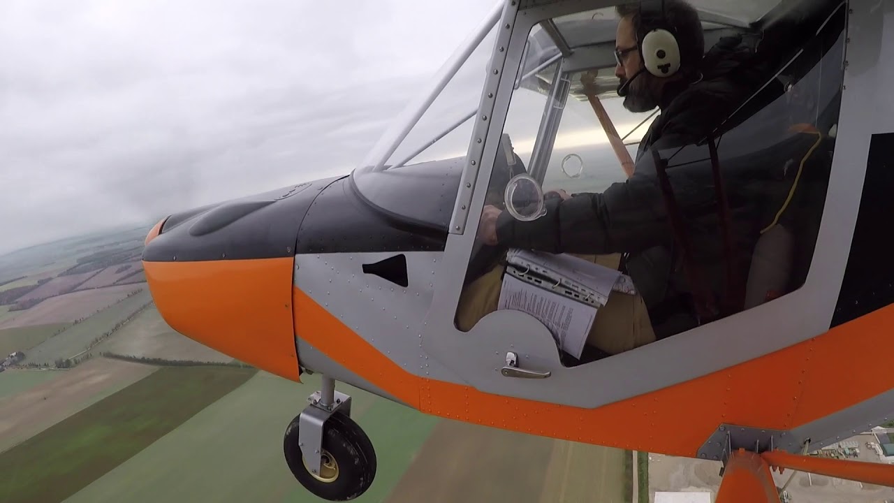 Vol ULM Zenair 701 avec fixation iSHOXS Proflex pour GoPro