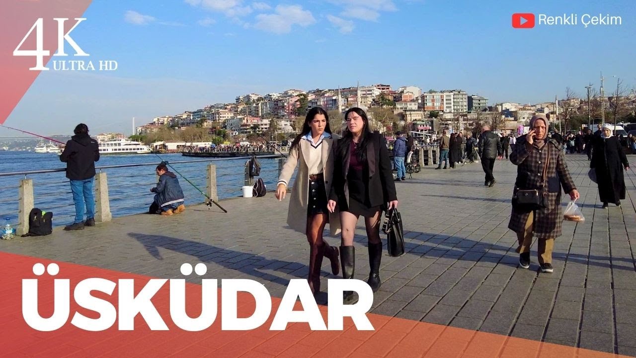 4K Üsküdar İstanbul City Walking Tour |Türkiye 2026