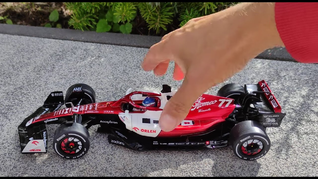 F1 Alfa Romeo c42 Valteri Bottas 1:18 scale metal model Solido UNBOXING #diecast #model #f1