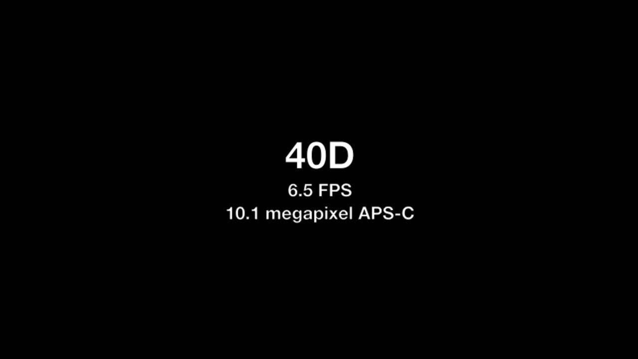 Canon EOS Shutter Sounds in Burst Mode