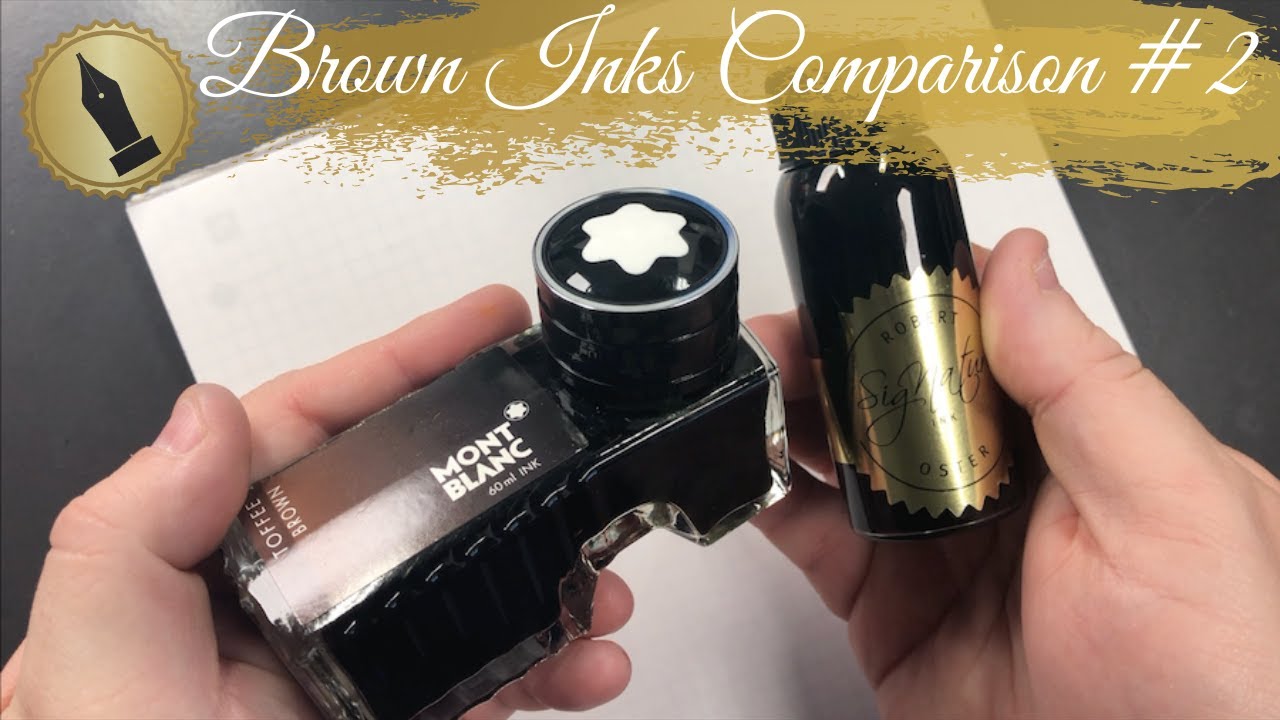 Brown Inks Comparison #2