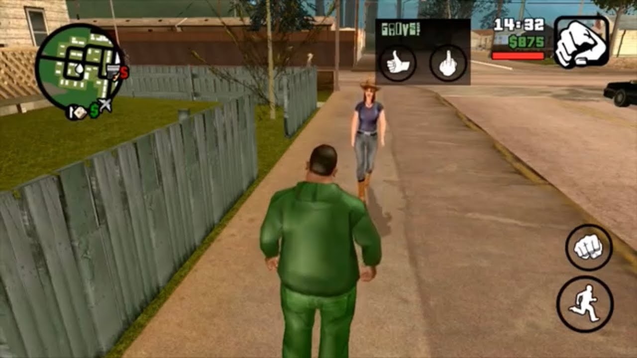 GTA: San Andreas - Pedestrians insulting fat CJ (Part 5)