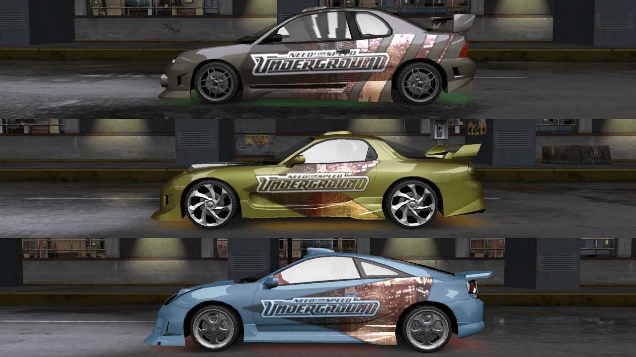 NFS Underground | Multiplayer Preset Cars Customization /Çok Oyunculu Ön Ayarlı Arabalar Modifiyesi