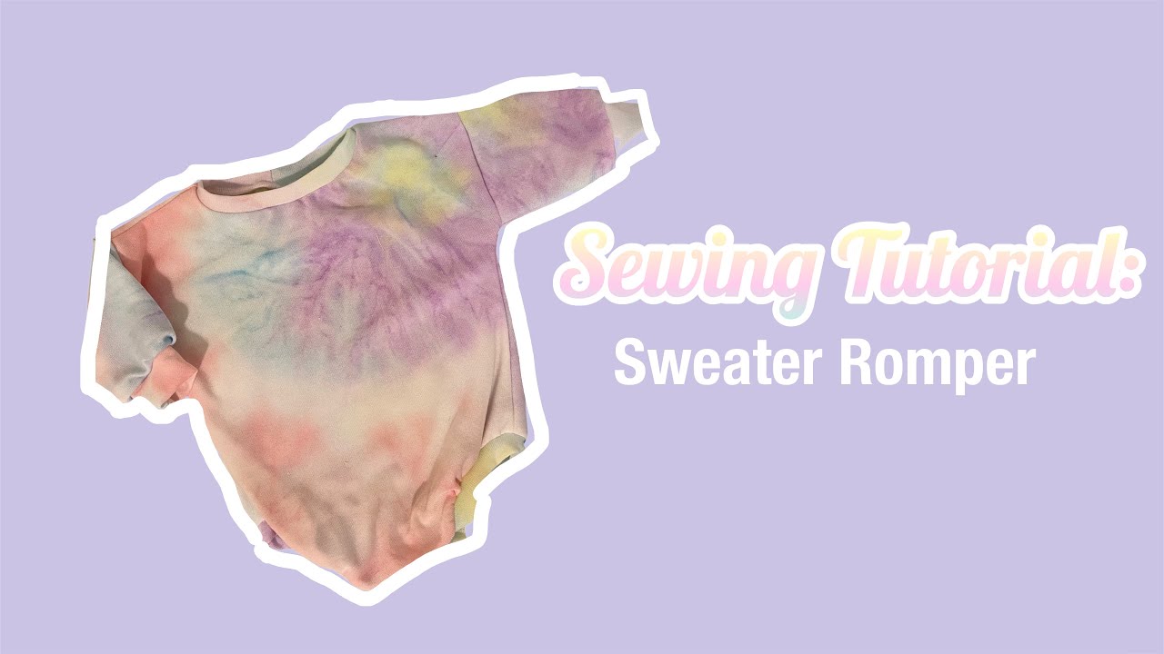 SEWING TUTORIAL: How To Make A Sweater Romper