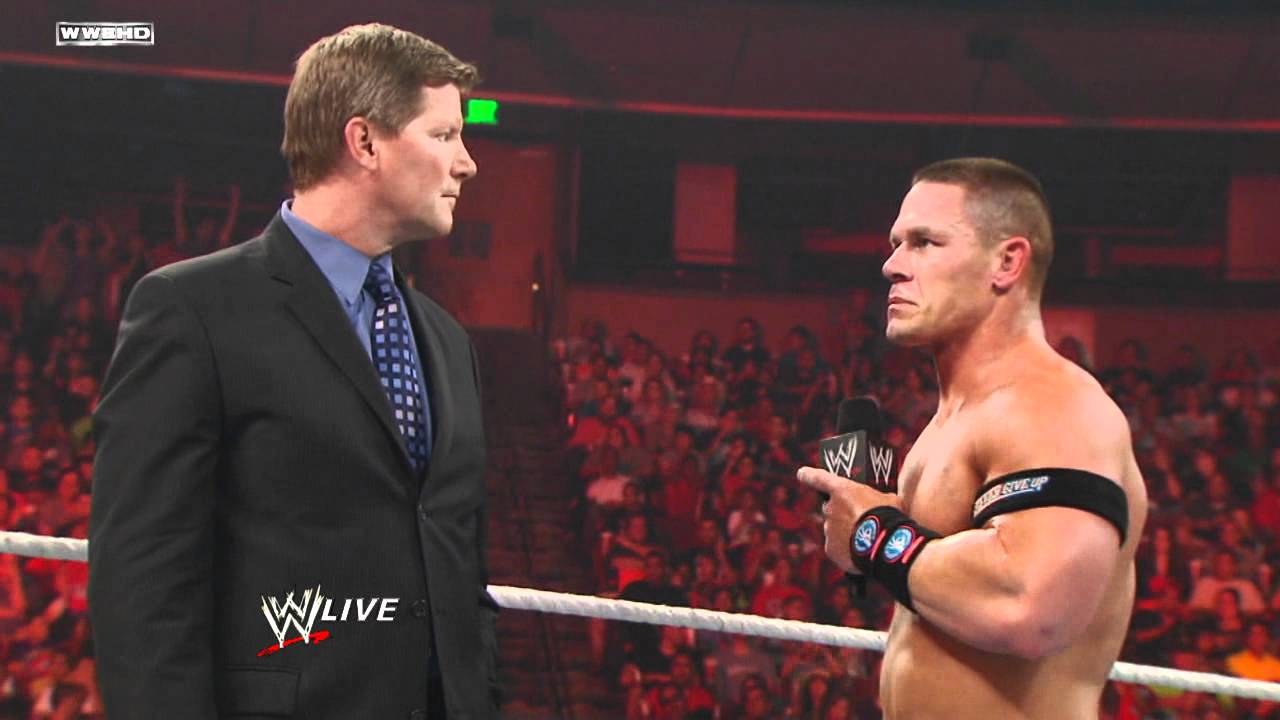 Raw — Джон Сина выбирает Рока своим партнёром по команде