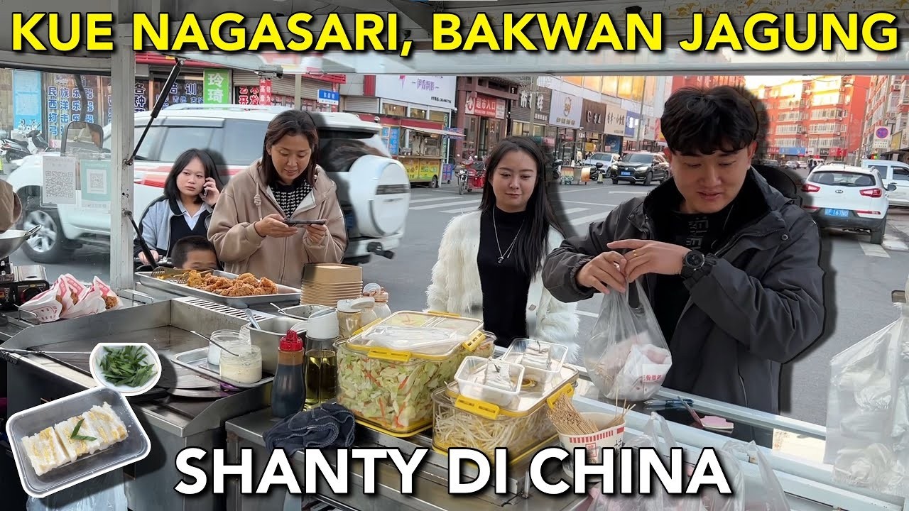 JUAL KUE NAGASARI DAN BAKWAN JAGUNG DI CHINA, KAGET LANGSUNG DIPESAN BANYAK ORANG DAN LUDES🥹💗