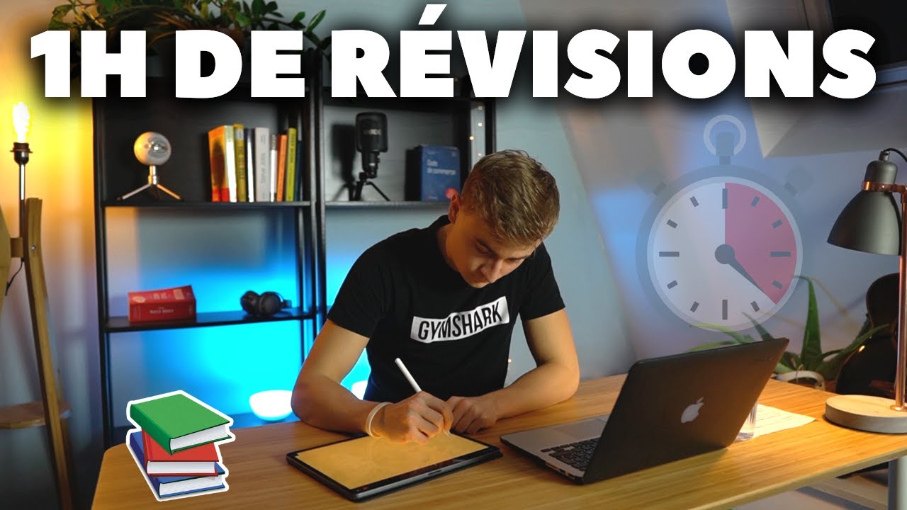 On RÉVISE 1H ensemble 👨🏼‍🎓 ! (Study with me) - révisions en temps réel / Gong-bang