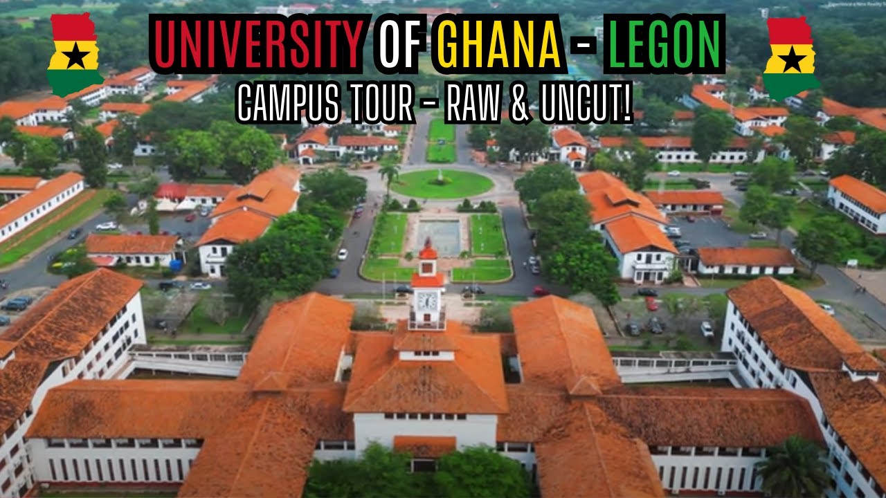 🇬🇭 4K UNIVERSITY OF GHANA - LEGON (UG) CAMPUS TOUR, RAW & UNCUT || Most PRESTIGIOUS UNI || Kamma Dyn