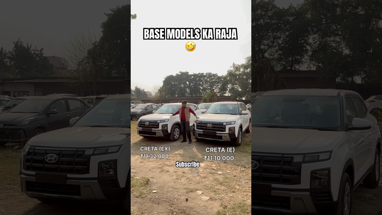 Hyundai creta base model e vs ex comparison #shorts #ytshorts #youtubeshorts