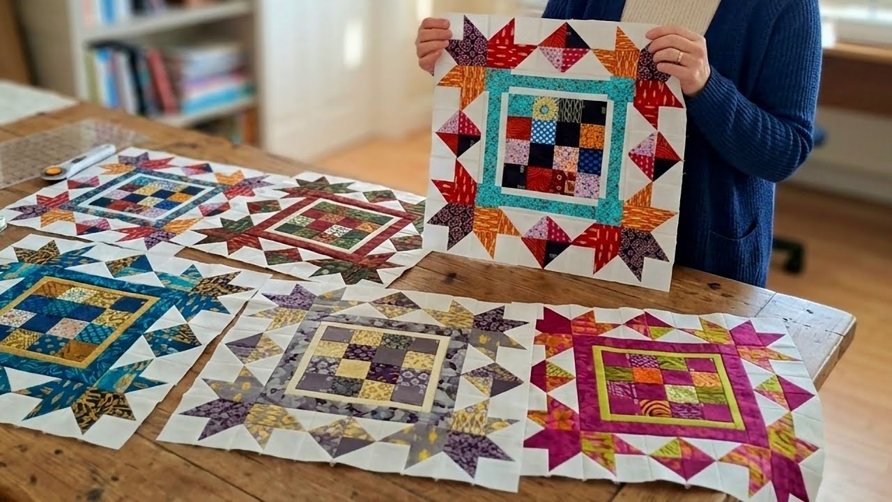 (It's Totally Unseen!) The Craziest Quilt Block I've Ever Made💥New quilt ideas .