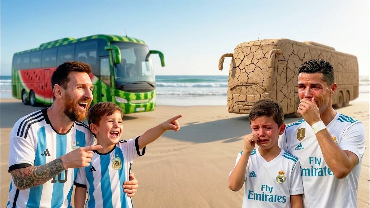 Messi Mocked Ronaldo & His Little Son 😂… But Ronaldo’s Revenge Shocked Everyone 😲🔥