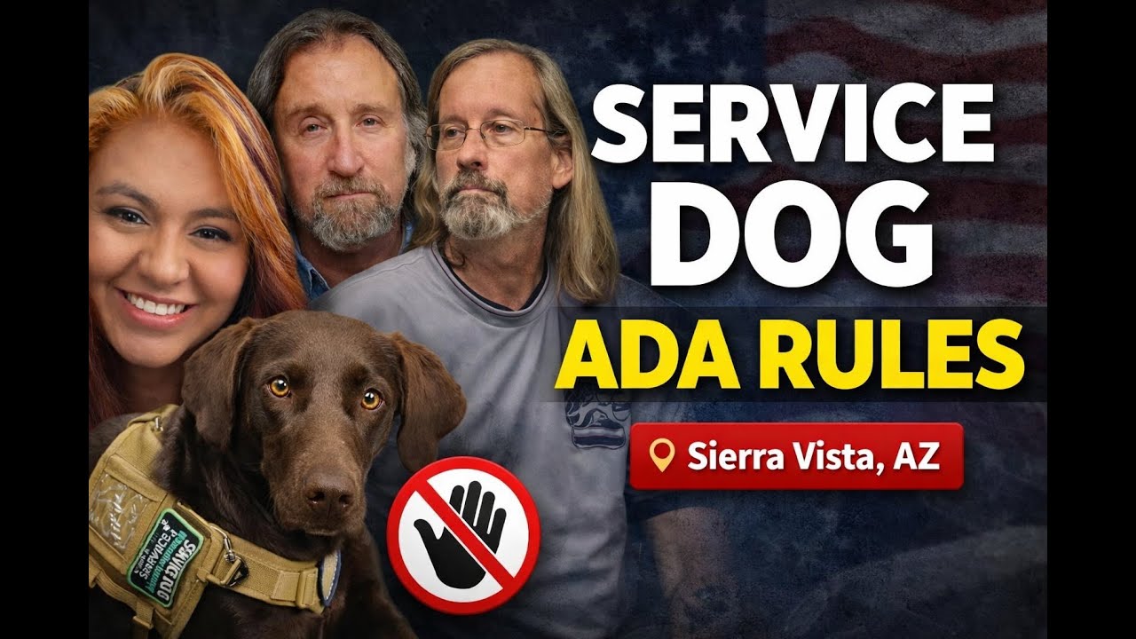 Service Dog Etiquette & ADA Rights (Arizona): What Businesses CAN Ask + PTSD Alerts Sierra Vista AZ