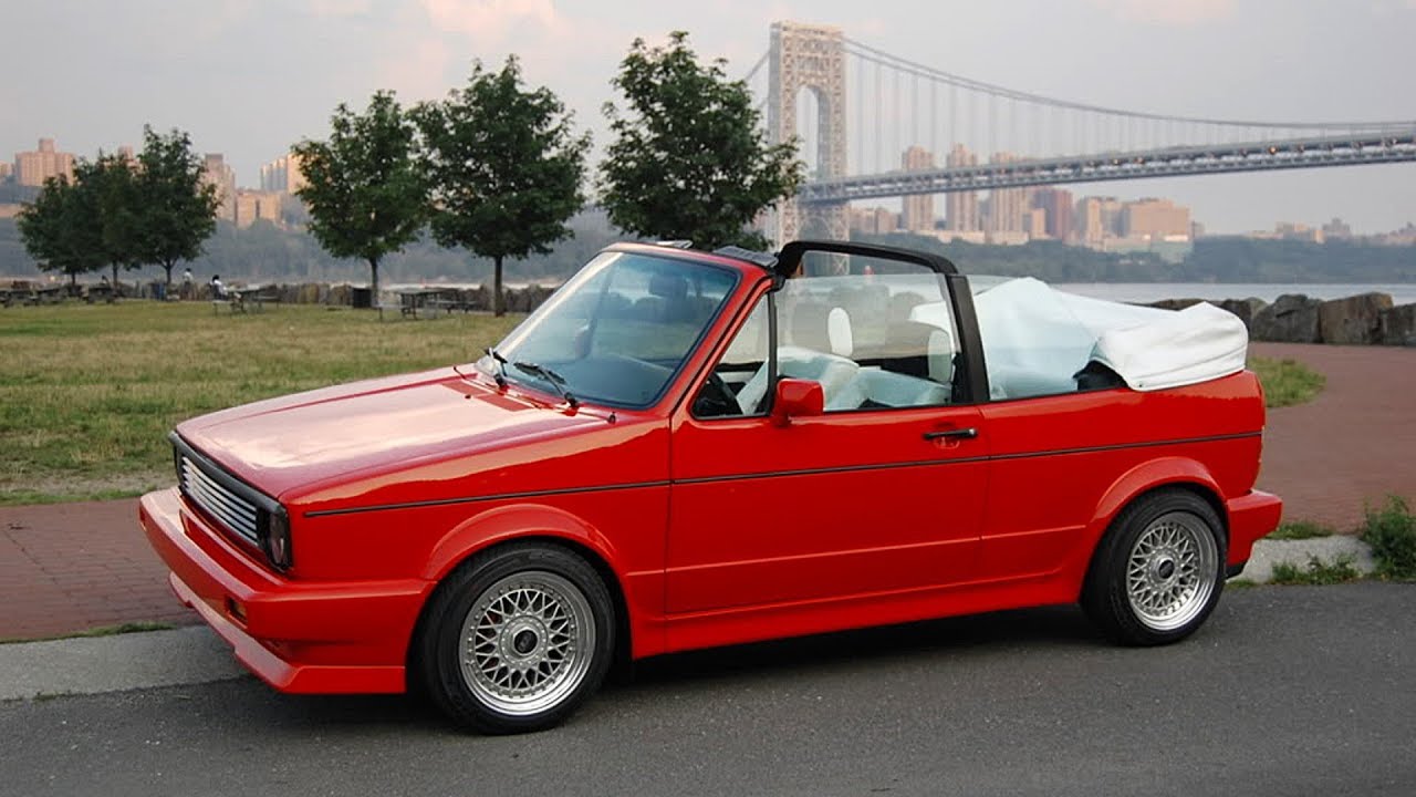 Ferrari Red 1990 Volkswagen Golf Mk1 Cabriolet Complete Restoration Project