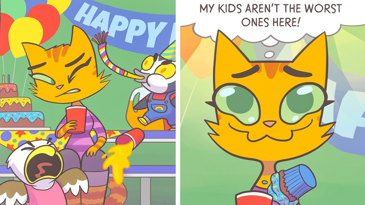 NEW Funny Cat Family Comic Dub | Litterbox Comics #70 | LOL Comics Dub