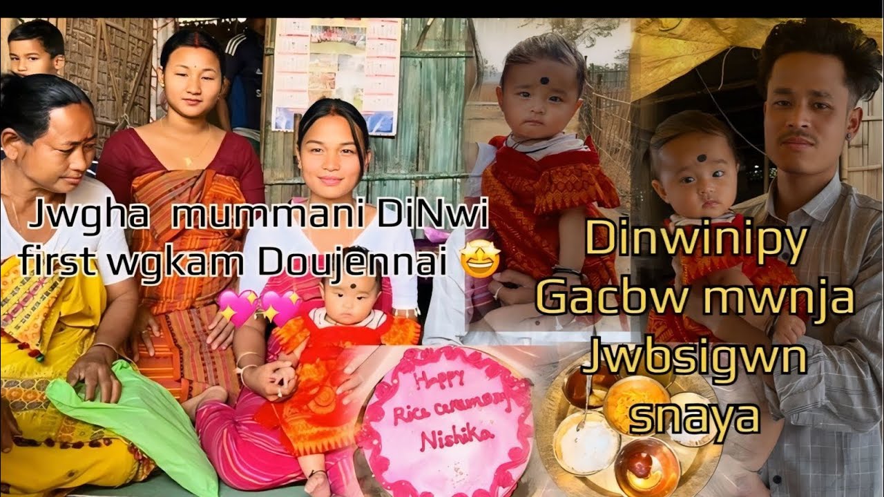 Happy rice ceremony sna agni 🥰🥰 // Dnwinipy gsibw mwnja jwbcgwn mumma ya // Anjalivlog 2026 