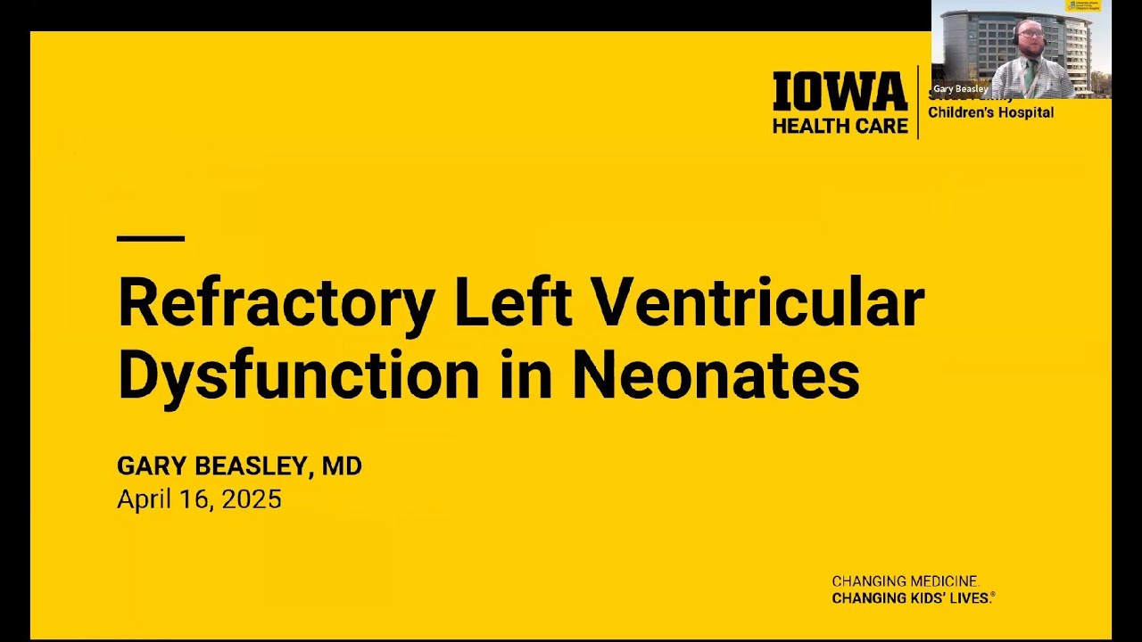Refractory Left Ventricular Dysfunction in Neonates