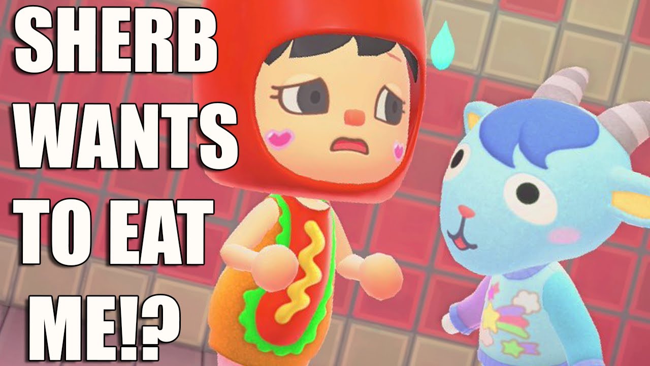 I've NEVER seen this villager dialogue | SHERB WANTS TO EAT ME? | Animal Crossing Funny Moments