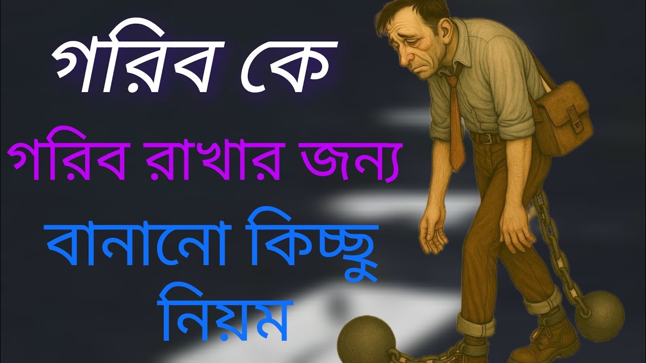 গরিব কে গরীব রাখার জন্য বানানো নিয়ম