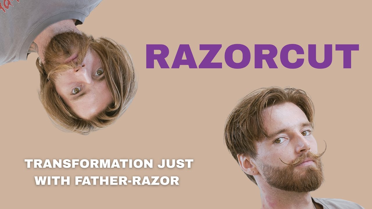 TRANSFORMATION HAIRCUT USING JUST RAZOR