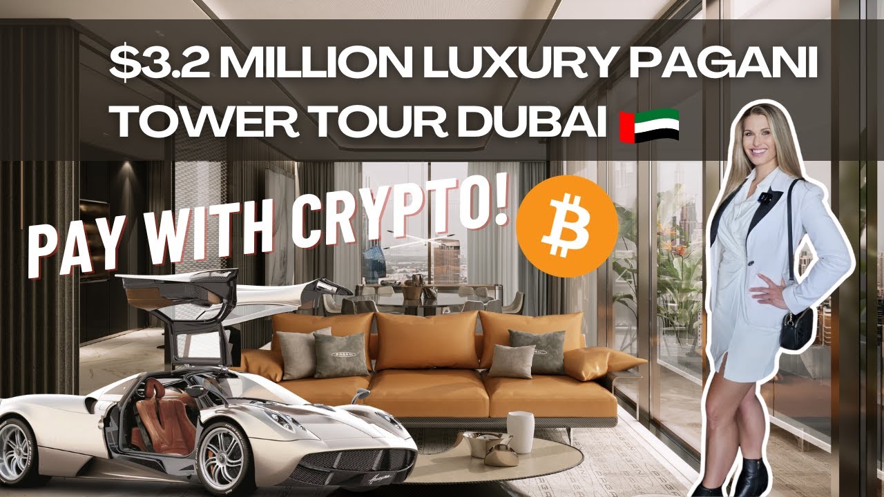 Inside a STUNNING $3.2 Million Luxury apartment  in Dubai by PAGANI - PAY WITH CRYPTO!!