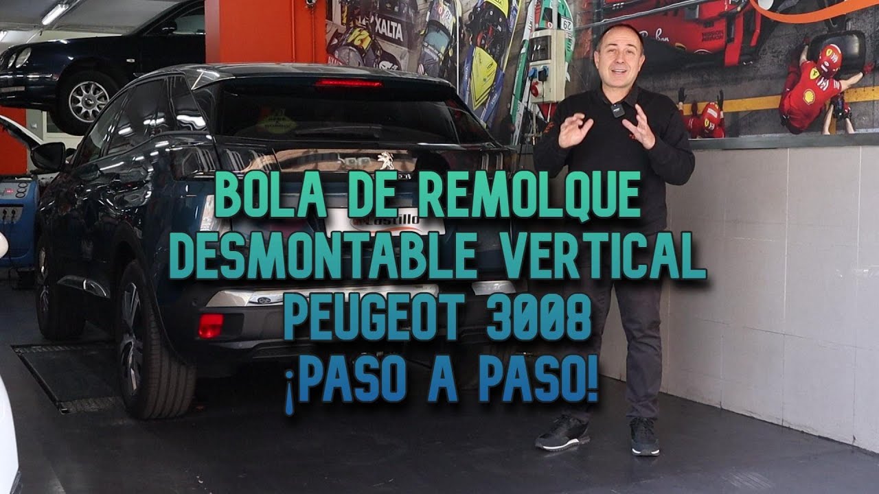 Bola de remolque desmontable vertical: Peugeot 3008 ¡Video paso a paso!