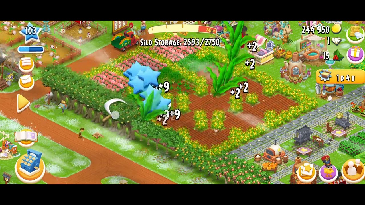 Hayday cropping #haydaygame #farminggame #viralfarm #viralvideo #new #haydaygamer