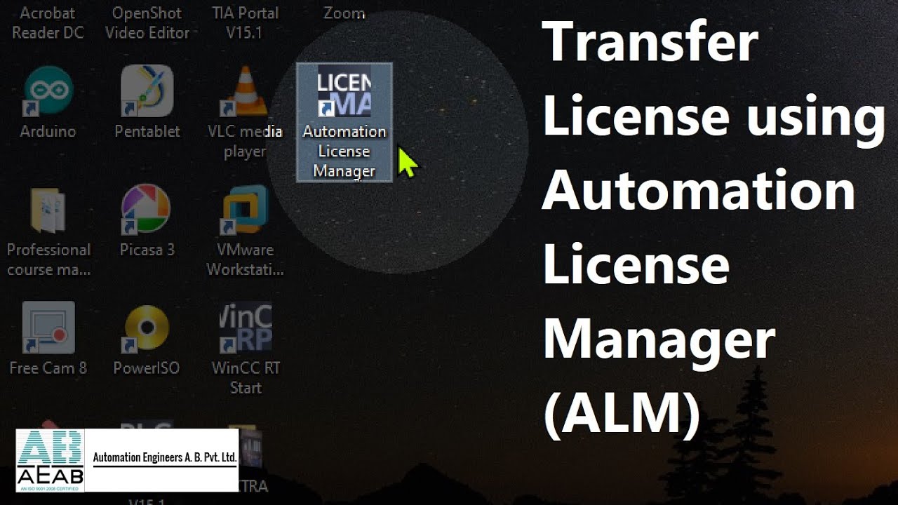How to Transfer License using Automation License Manager (ALM) | AEAB Pvt. Ltd. NOIDA