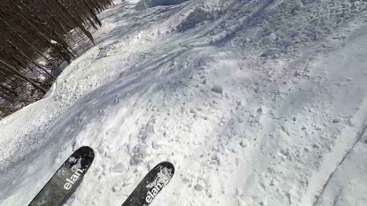 Skiing Hackett’s highway
