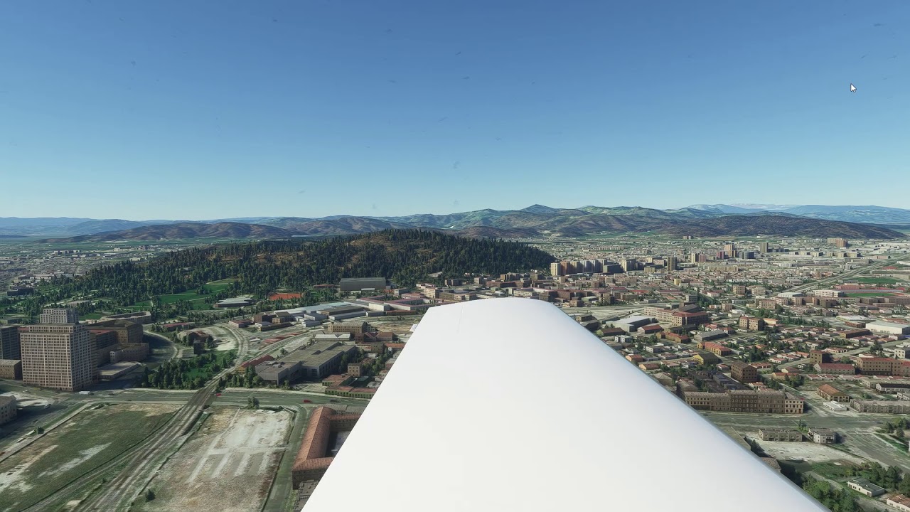 Flying over Ljubljana, Slovenia - Microsoft Flight Simulator 2020