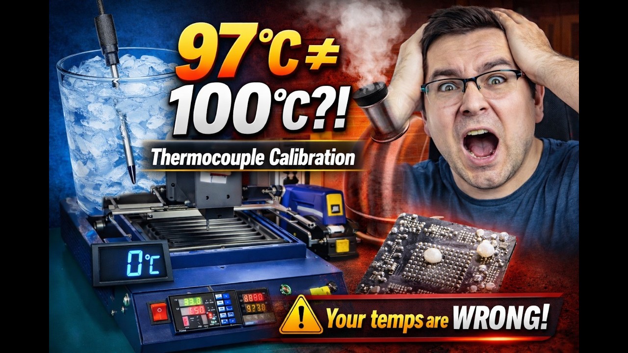 Your BGA Rework Station Is Probably Wrong! How to Calibrate Temperatures Properly