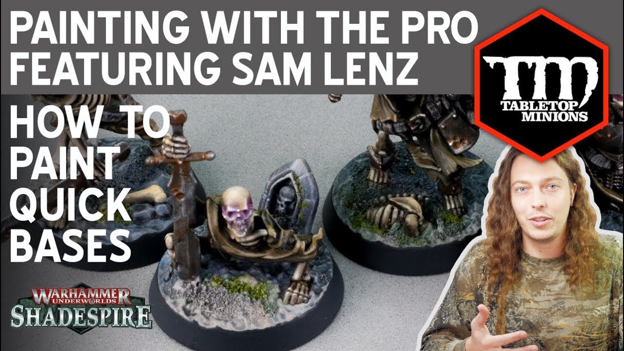 How to Quickly Paint Shadespire Bases - Painting With the Pro