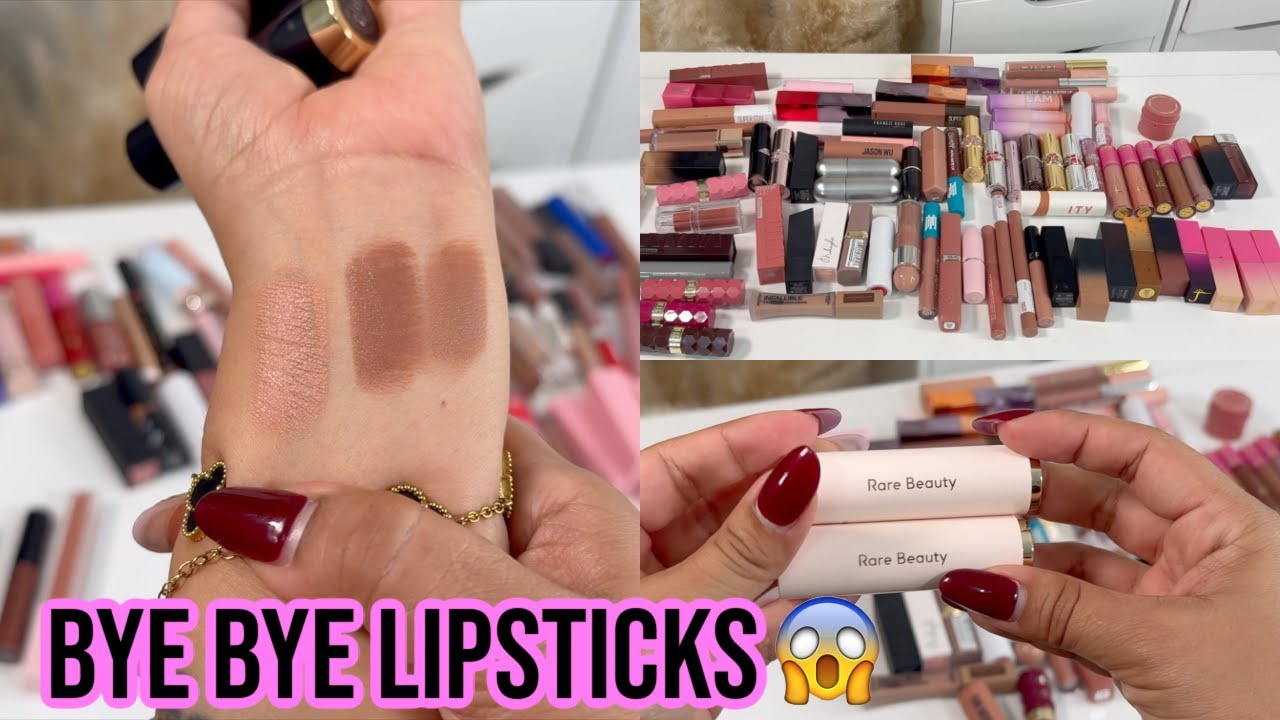 Lipstick Declutter 2025 💄 | Keeping My Must-Haves & Tossing the Rest!