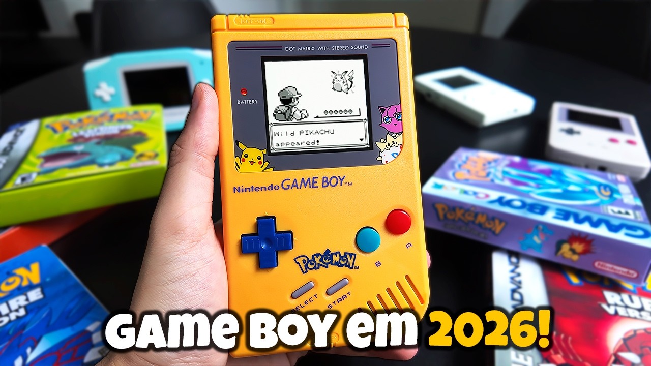 Comprei um GAME BOY em Pleno 2026!