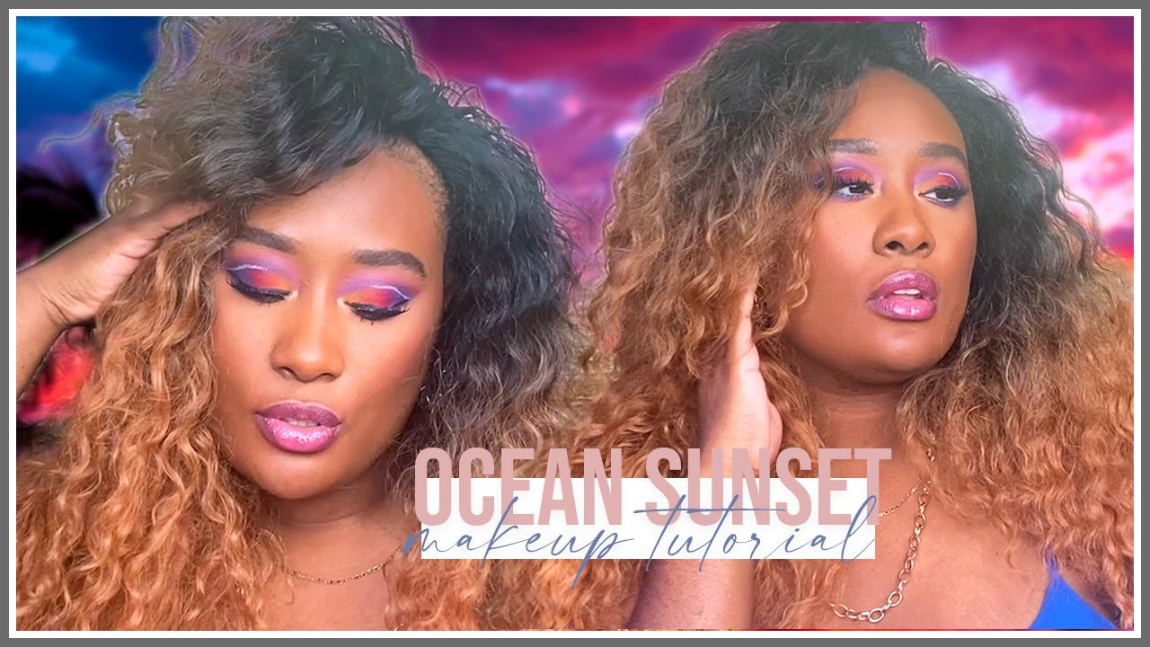 Dive Into This Stunning Ocean Sunset Makeup Tutorial! | MikeyaOnly